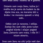 “Upoznao sam lijepu djevojku, a tada sam imao ženu i kćerku od 4 godine”